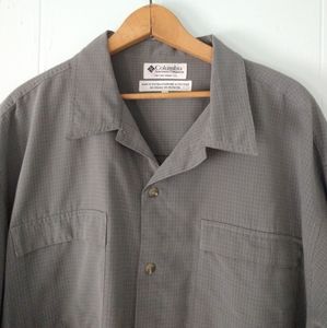 Columbia Button Down Shirt Short Sleeve Casual